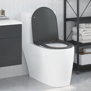 Sedile del WC Antracite 47 x 36 x 3,4 cm Duroplast 42002366