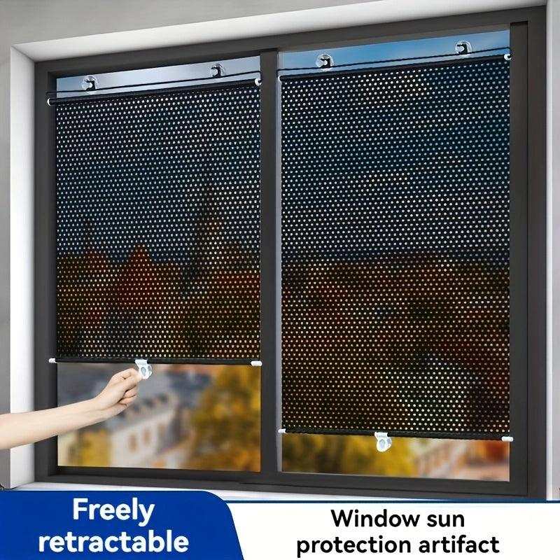 Tendalino Parasole Retraibile per Finestre 58x125 cm ¨C Minimal ¨C Bianco