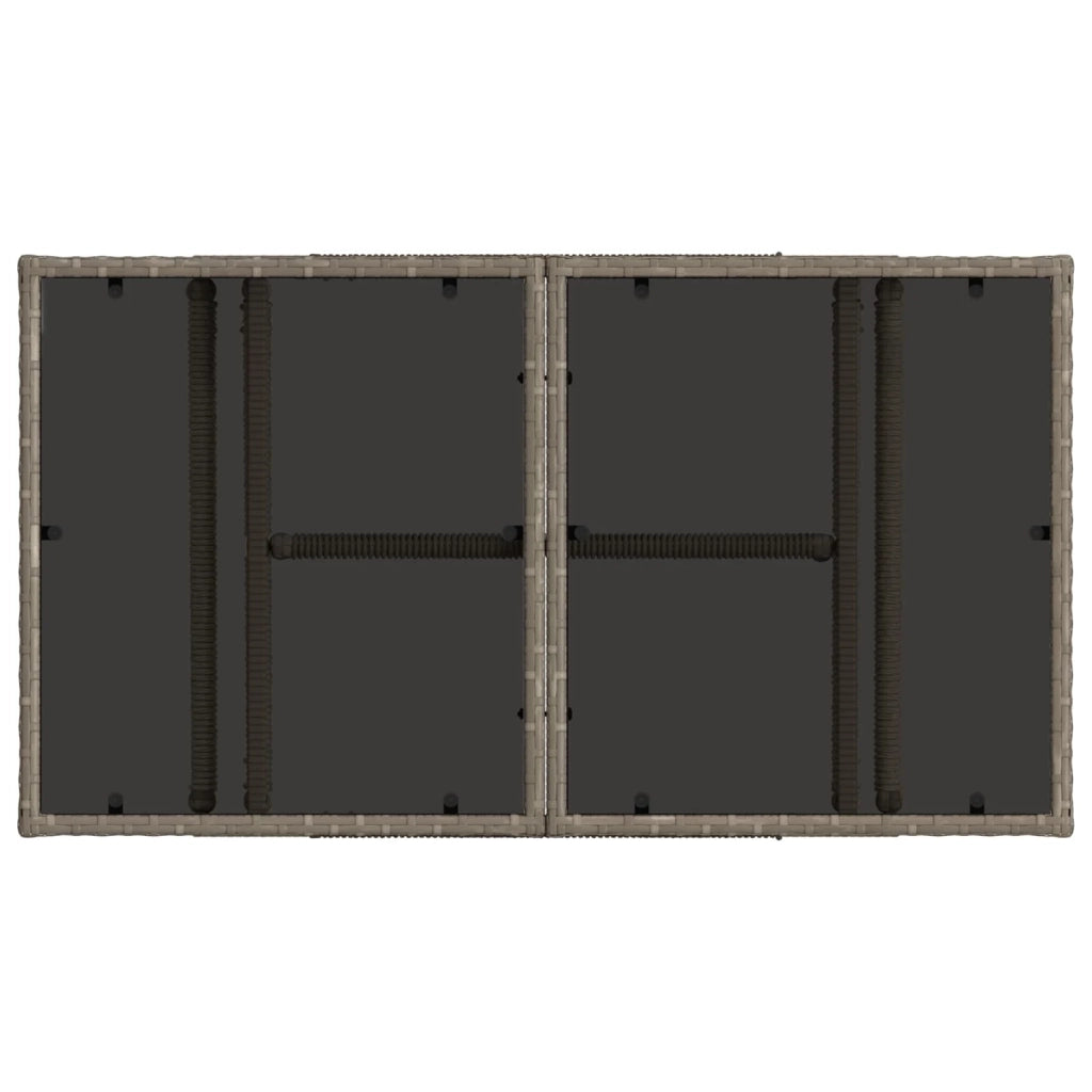 Set Divano da Giardino 8 pz Grigio e Grigio Scuro polyrattan 3436928