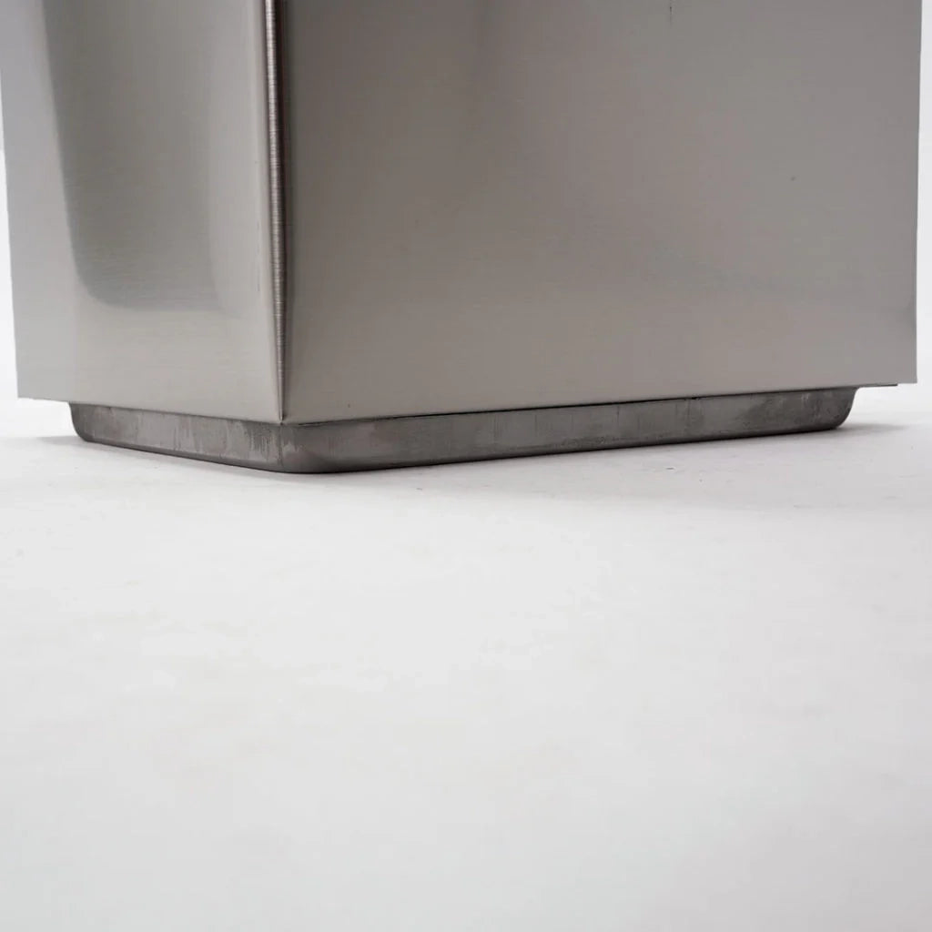Portacenere e gettacarte rettangolare - Silver