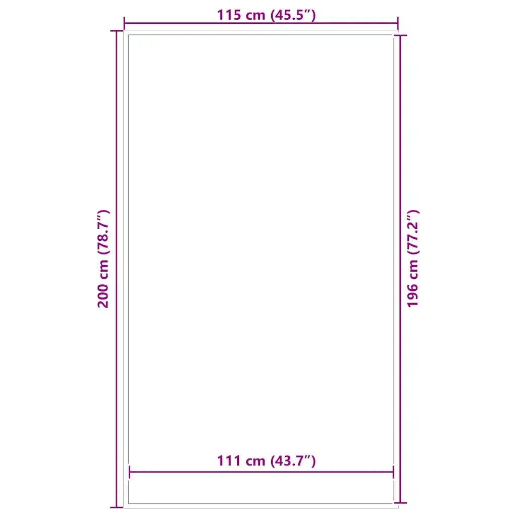 Zerbino | Tappetino Grigio 115x200 cm