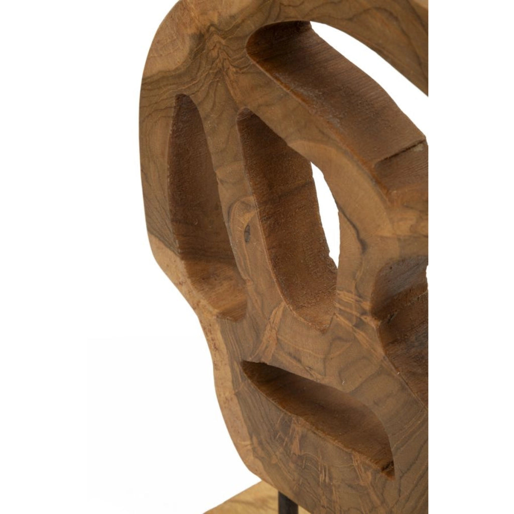 Scultura Radice 6, Marrone, Legno, 18x10x27 cm