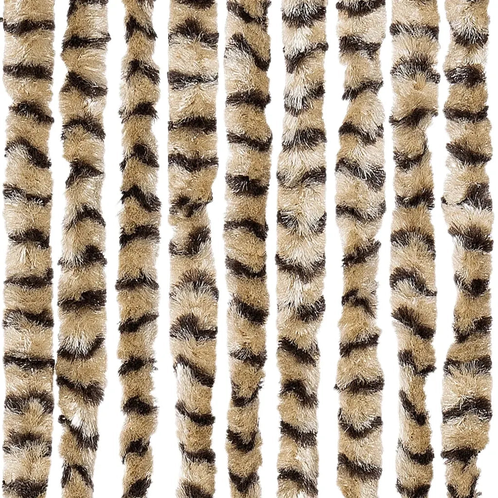 Zanzariera Beige e Marrone 100x220 cm Ciniglia 325450