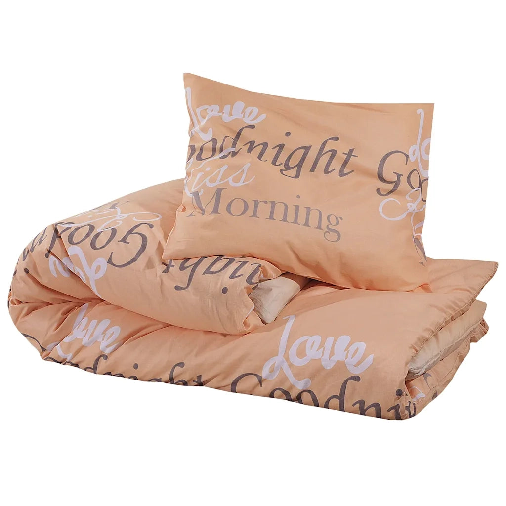 Set Copripiumino Rosa 140x200 cm in Cotone CFW4505347