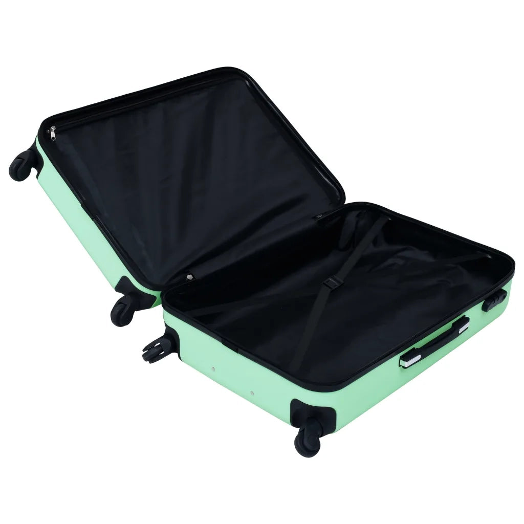 Set Valigie Trolley a Custodia Rigida 3 pz Menta in ABS 92415