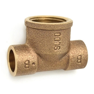 TEE BRONZO  F.  A SALDARE- 1/2 x 12- FRABO- pezzi 1