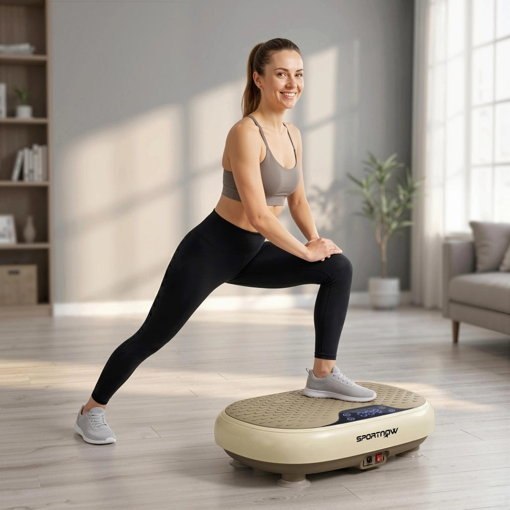 Pedana Vibrante Fitness ¨C Xylo ¨C 20 Livelli di Velocit¨¤, 3 Programmi, Display LED, Telecomando