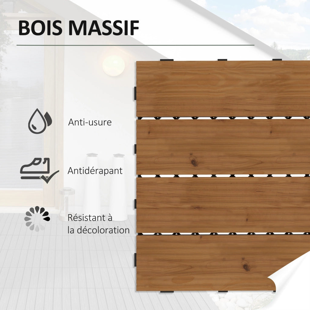 Griglia per Terrazza ¨C Minimal ¨C 12 Pezzi, 1.08 m2, Embo?tables