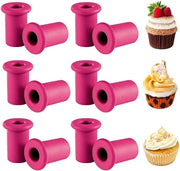Set di 12 Forme per Cupcake in Silicone - Aiuti per Decorare Cupcake - Set di 12 pezzi - 2,5 x 4,5 cm