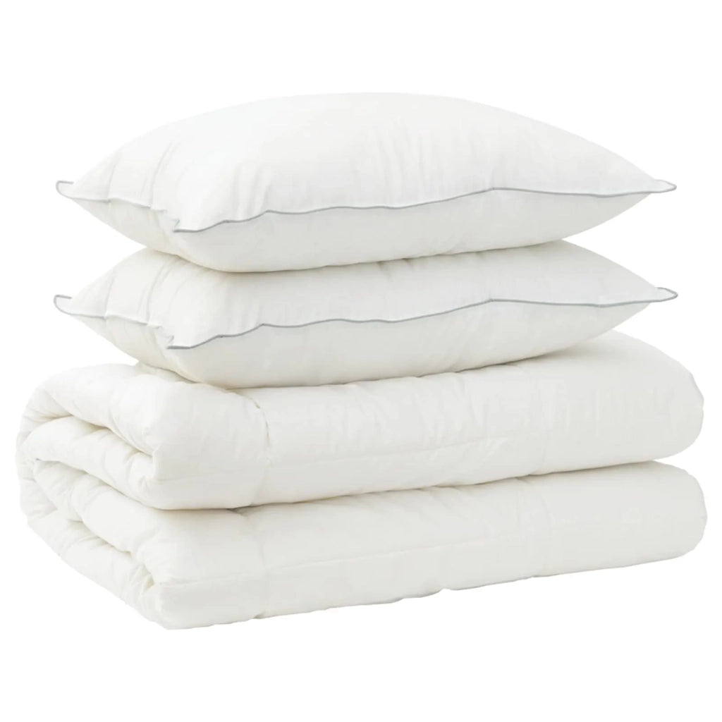 Set di piumone e cuscini 3 pcs 135x220 cm 4 stagioni 220 GSM 3441316