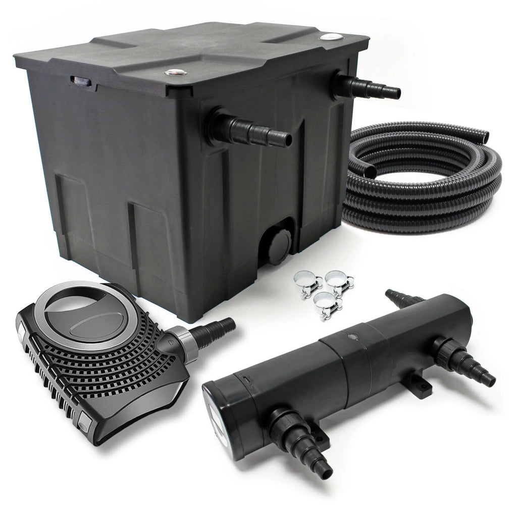 Kit di filtrazione da 24 watt con pompa da 8000 litri all'ora e tubo da 10 m 16_0001862