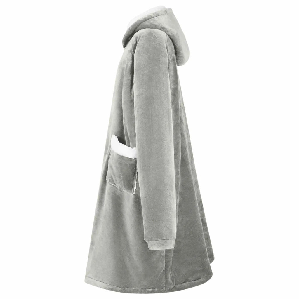 Felpa coperta Grigio M Pile e Flanella 42017193