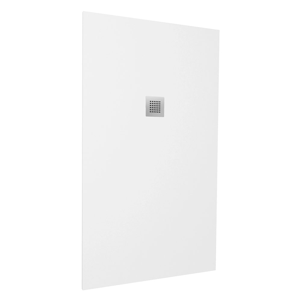 Piatto doccia 80x180cm in marmoresina bianco effetto pietra | Kos