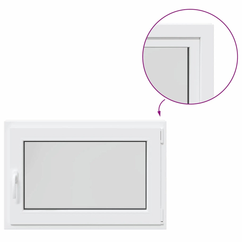 Finestra per Soffitta RISOR 90 x 55 cm PVC e Vetro 42047850
