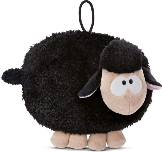 Bottiglia di acqua calda per bambini 350 ml nera 25 cm - Sacchetto di acqua calda morbido e duraturo - Biberon di acqua calda morbido - da 10 mesi in poi - Fless di acqua calda - Fless di notte con coperta in plu.