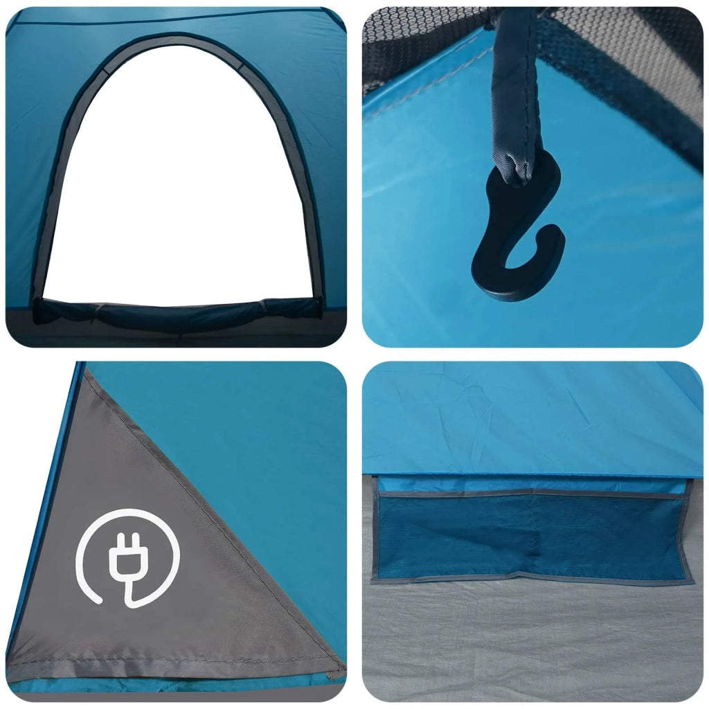 Tenda da campeggio con tetto Blu 190 x 140 x 105 cm 42028628