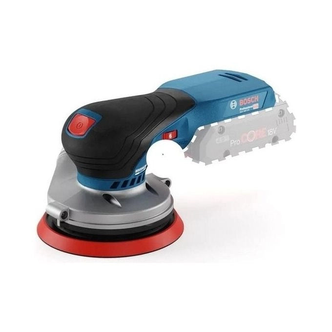 Bosch 0 601 372 201 GEX 18V-125 Professional Levigatrice orbitale casuale Motore brushless Velocita' 6000-10000 giri-min Colletto 125 mm Velcro colore Nero Blu Grigio Rosso