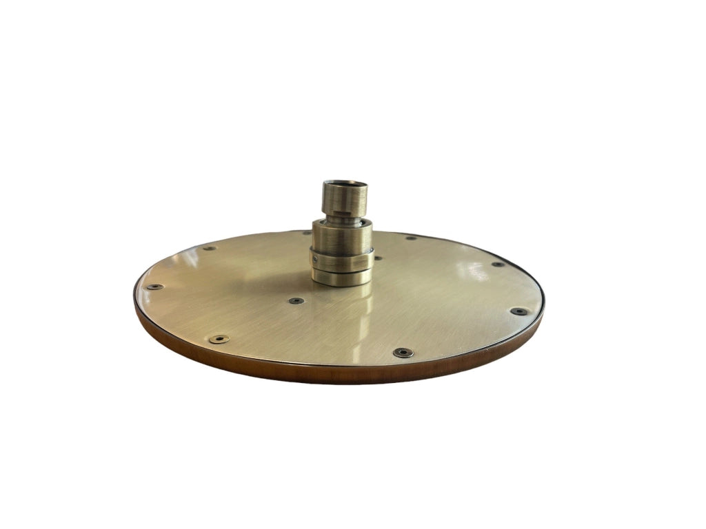 Soffione doccia bronzato cm 20, anticalcare ispezionabile