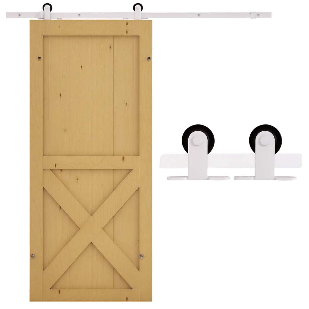Sistema di porte scorrevoli ¨C zephmum ¨C acciaio bianco 183 cm