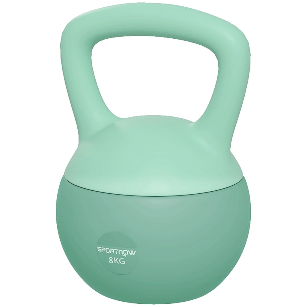 Kettlebell 8 kg ¨C zephmum ¨C Verde 19x19x28 cm