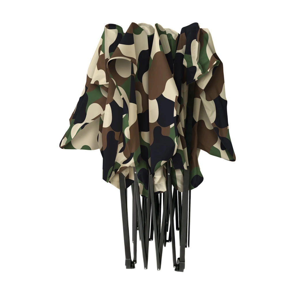 Kebon Tenda / Gazebo Per Giardino 3X6 Mt Impermeabile Tendone Pieghevole Per Fiere E Mercati Colore Camouflage