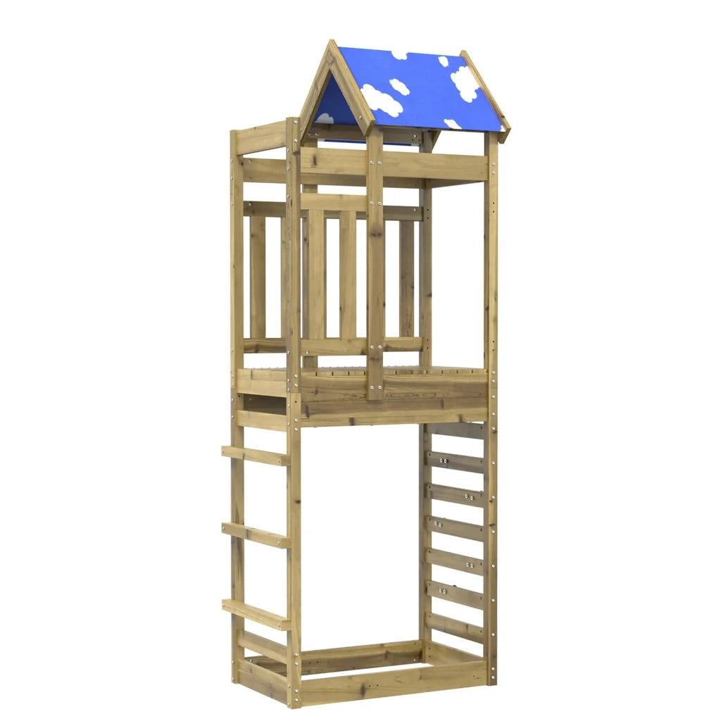 Torre da Gioco Marrone Legno Impregnato Solido 3417198