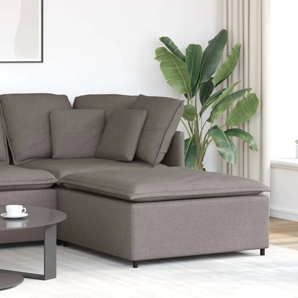 Divano Modulare Poggiapiedi Modulo Talpa 100x100x48 cm