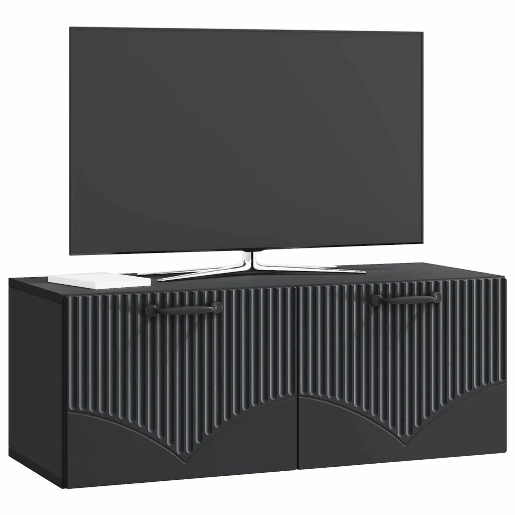 Mobile TV da Muro | Armadietto TV | Mobile Porta TV Nero 78,5 x 31 x 30 cm