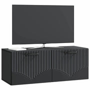 Mobile TV da Muro | Armadietto TV | Mobile Porta TV Nero 78,5 x 31 x 30 cm