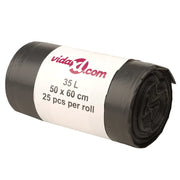 Sacchetti per Cestini 250 pz Neri 35 L 155338