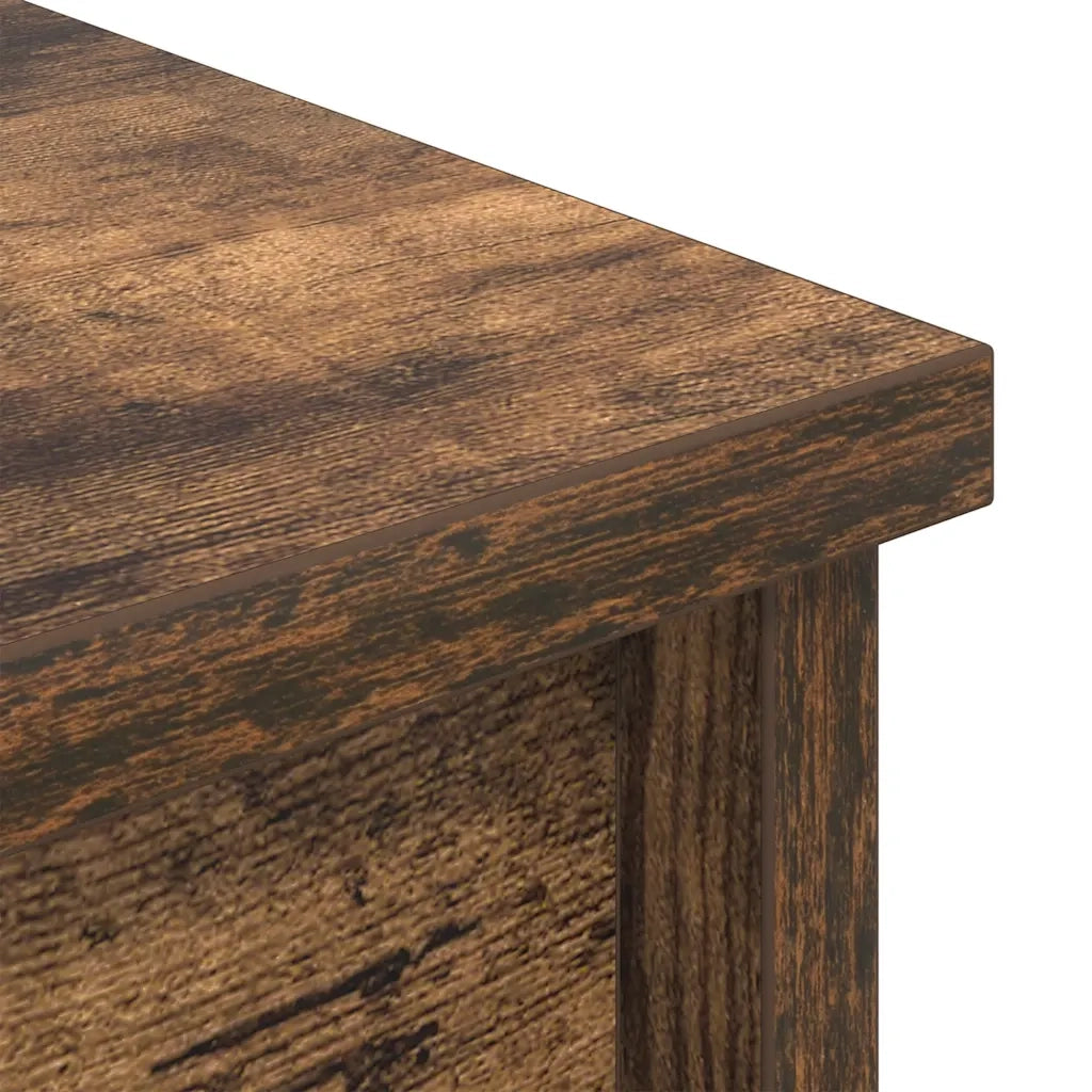 Credenza | Madia | Buffet da pranzo | Armadio da pranzo Rovere Fumo 50x35x180 cm in Legno Multistrato