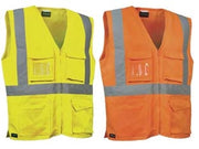 GILET SEKI AD ALTA VISIBILITA'  tg.2XL  giallo fluo/navy    COFRA