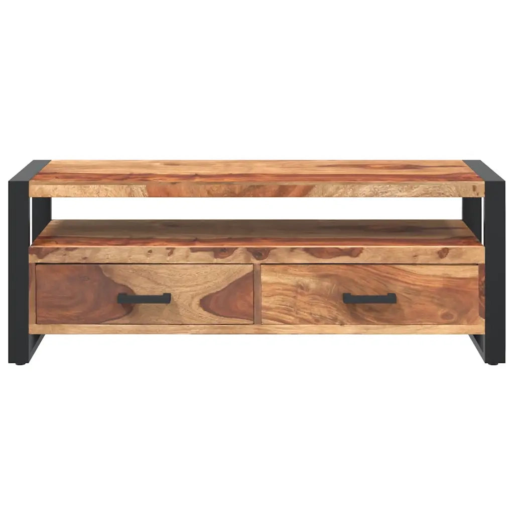 Mobile Porta TV-Credenza per TV 120x35x45 cm Legno Massello di Acacia