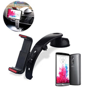Trade Shop - Supporto Jhd-301 Auto Universale 360 Gradi 3 In 1 Ventosa Per Smartphone -