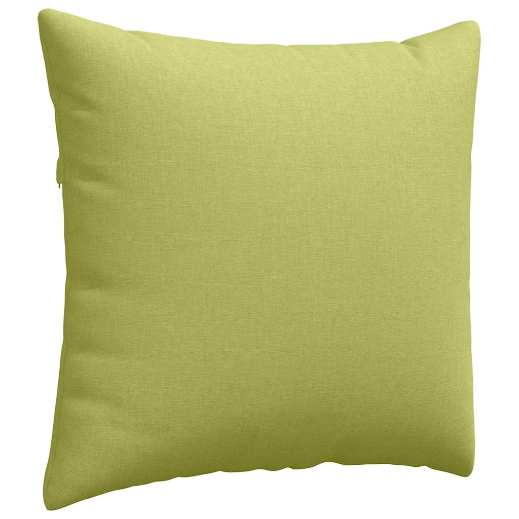 Cuscini da Divano 2 pz-Set di 2 Cuscini per Sofa Verde chiaro 45 x 45 cm Tessuto