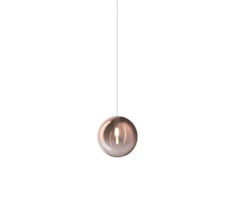 SOSPENSIONE OTTONE SAT. 8 LUCI TONDA VETRI 2X TR + 2X AM + 2X FU + RA + OR 1184OS-S8 T-MC