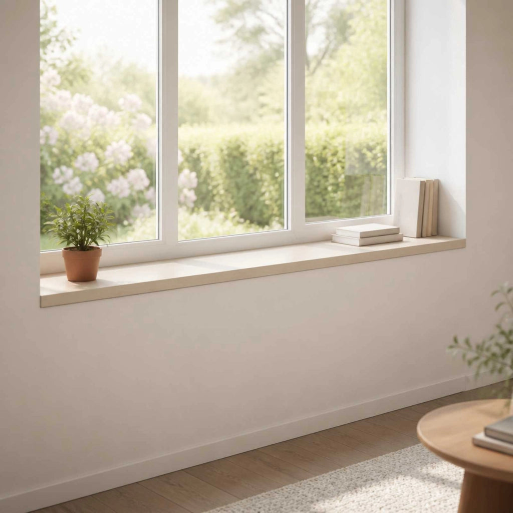 Soglie per finestre 2 pz Bianco 120 x 30 x 2 cm 42049917