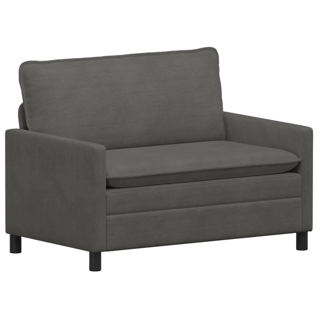 Set di divani 2 pcs Grigio Scuro Tessuto 3417042