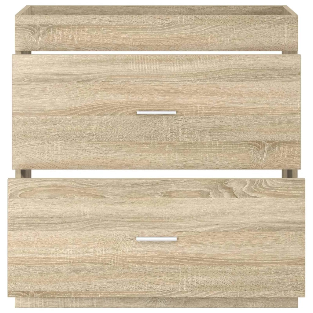 Mobiletto da Bagno Sotto Lavabo Rovere Sonoma 890714
