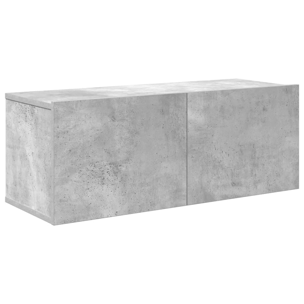 Set di Mobili Porta TV 7 pz | Armadietto TV | Mobile Porta TV Grigio Cemento in Legno Multistrato