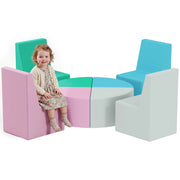 Set sedie e tavolo per bambini ¨C zephmum ¨C multicolore