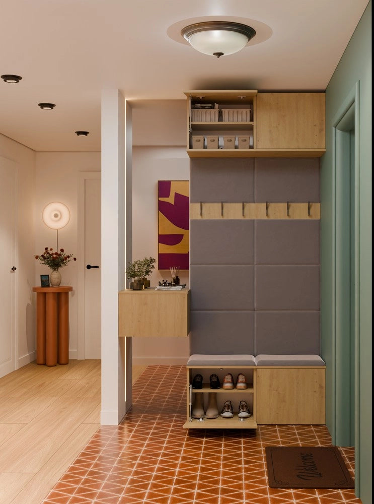 Guardaroba doppio appendiabiti HAGA II/2w rovere artisan