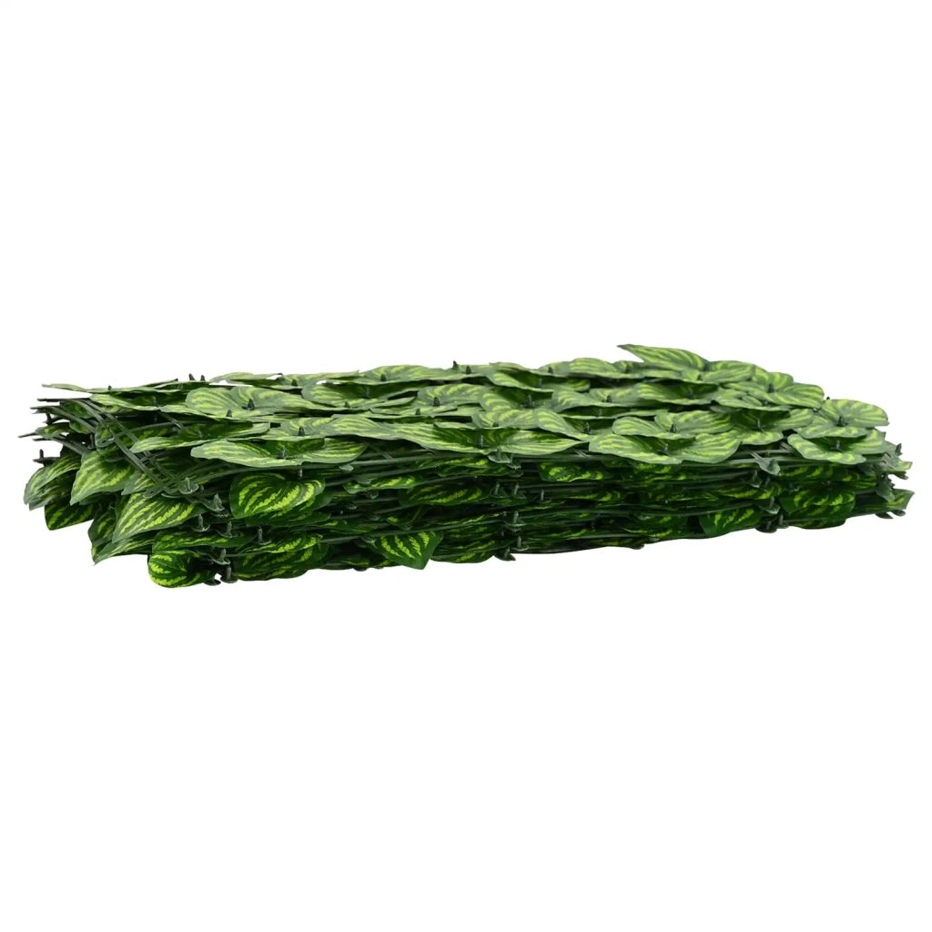 Schermo per balcone con foglie Verde e Giallo 400 x 75 cm 42040639