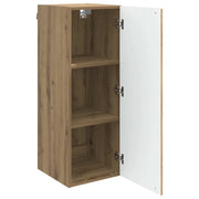 Armadietto a Muro | Mobiletto a muro Rovere Artigianale 33 x 34,5 x 90 cm