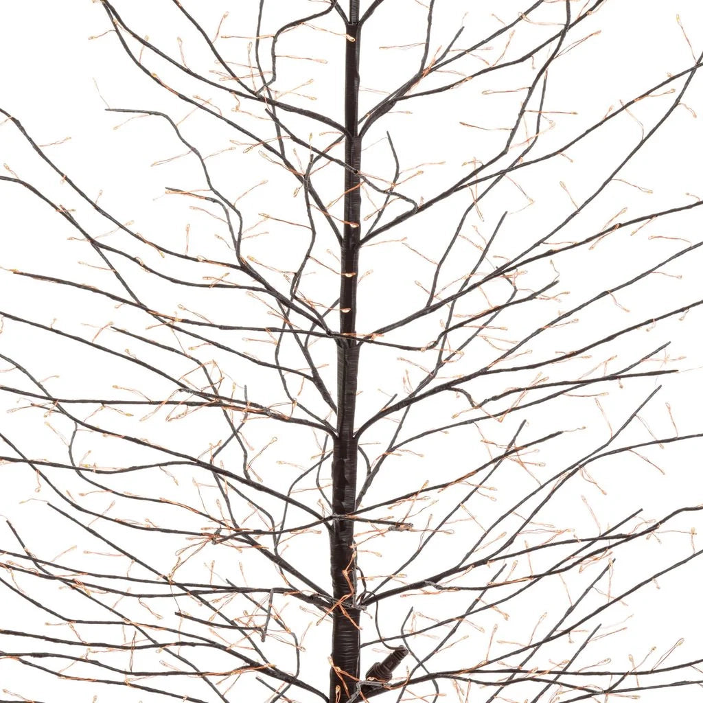 Albero luminoso Tiglio marrone con microled bianco caldo, uso interno - 1.7 METRI