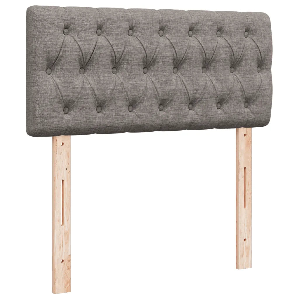 Giroletto a Molle con Materasso-Struttura Letto Tortora 80x200 cm inTessuto 825731