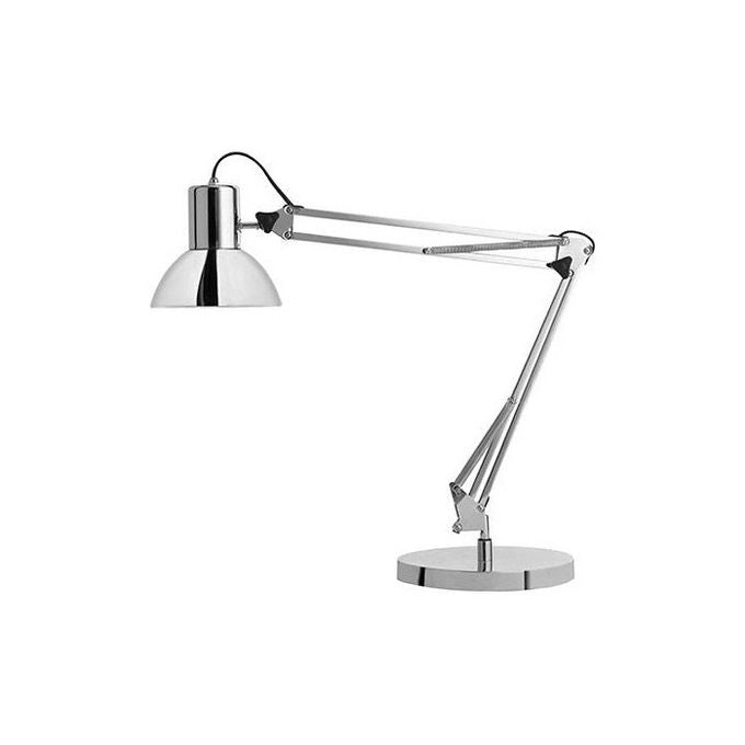 Unilux 400092123 SUCCESS 80 Lampada da Tavolo LED E27 10 W Rotazione 360° con Braccio Regolabile colore Cromo