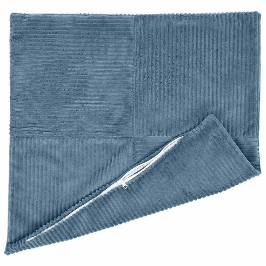 Federa 12 pcs ALMELO Blu 40 x 40 cm corduroy 914190