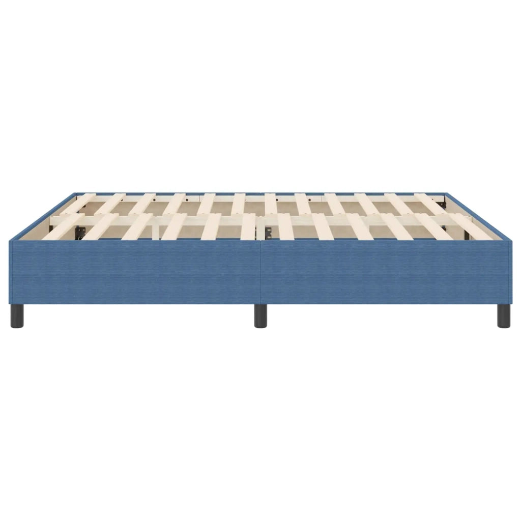 Struttura letto piattaforma-Giroletto-Rete del Letto Blu 180 x 200 cm Tessuto in Cords