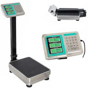 Bilancia Digitale Industriale Alimenti Professionale 200Kg 3 Display Pieghevole
